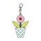 Riley Blake Designs Lori Holt Gingham Garden Enamel Happy Charm ST-27263